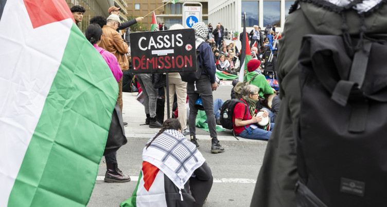 Manifestation pro-palestinienne à Sion: une facture sera envoyée
