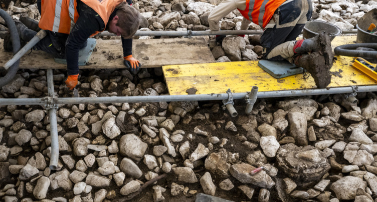 Fribourg: découverte d'une tombe monumentale vieille de 2600 ans