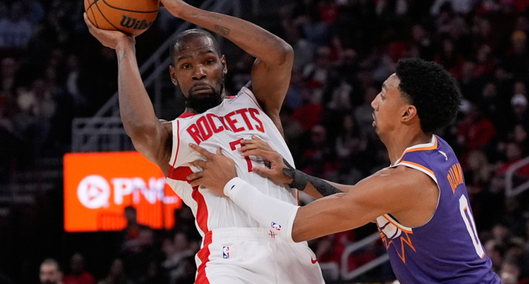 Houston et Durant à la fête face aux Suns