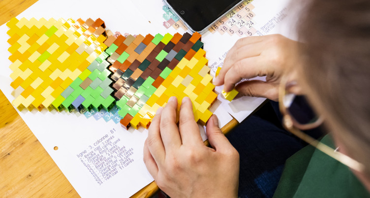 Fresque en Lego: Yverdon-les-Bains s'empare du record du monde