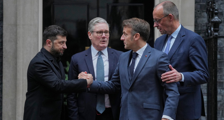 Zelensky fait le point à Londres avec ses alliés européens