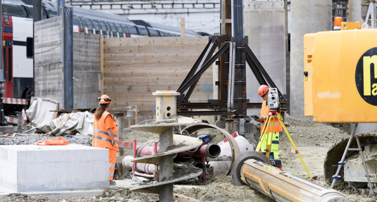L'extension de la gare de Berne accuse un retard de deux ans