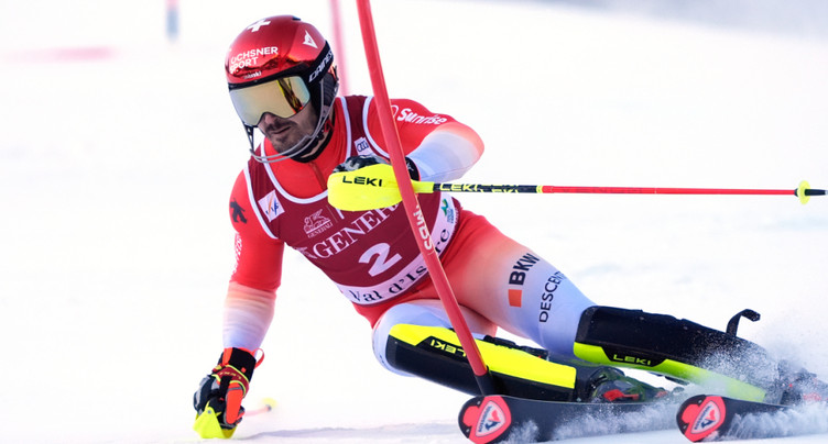 Val d'Isère: Loïc Meillard en tête après la 1re manche du slalom