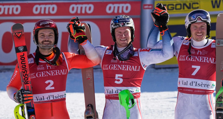 Meillard 2e du slalom de Val d'Isère, victoire pour Haugan