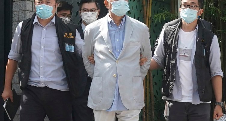 Hong Kong: le militant prodémocratie Jimmy Lai coupable de sédition