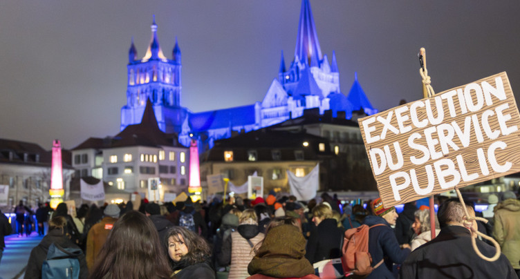 Fonction publique VD: même désorganisée, la grève continue