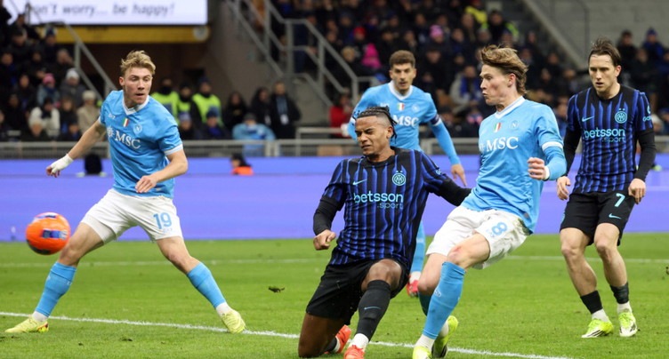 Serie A: Inter Milan et Naples ont fait 2-2 dans le choc