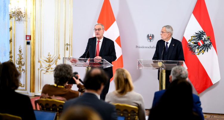 Sécurité et échanges économiques au menu de Guy Parmelin à Vienne