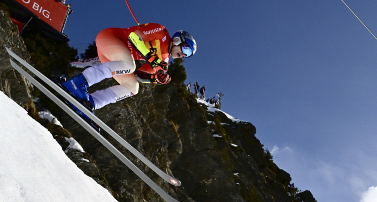 Franzoni domine le Super-G de Wengen, von Allmen 3e