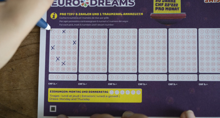 Personne ne décroche la bonne combinaison à l'Eurodreams