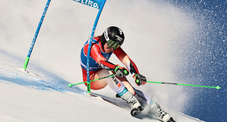 Camille Rast dans le coup pour la gagne à Plan de Corones