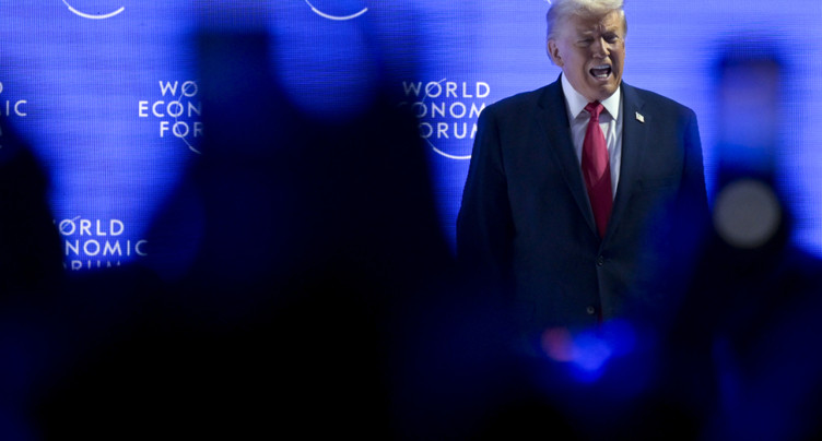 Donald Trump loue sa politique domestique à Davos