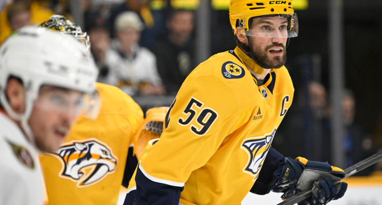 Josi réussit un assist pour son 1000e match