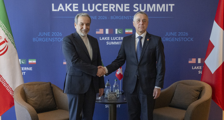Cassis rencontre son homologue iranien au Bürgenstock (NW)