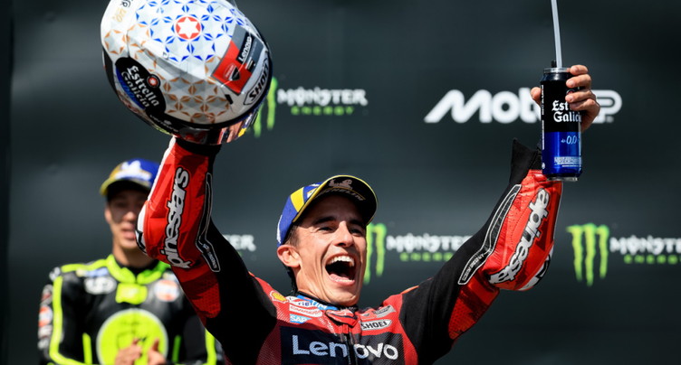 Marc Marquez remporte le Grand-Prix devant Ogura et Bagnaia