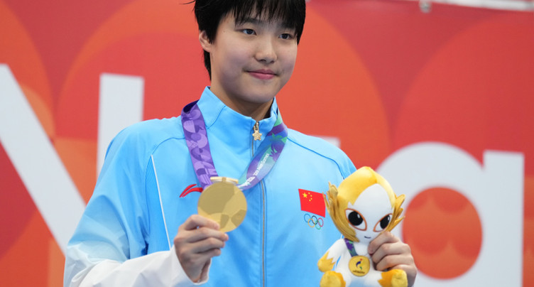 Yu Zidi, 13 ans, proche du record du monde sur 200 m 4 nages