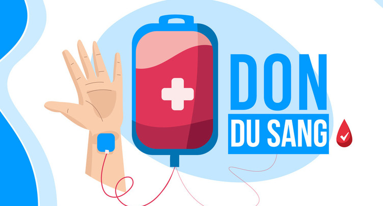 Appel au don du sang à Courtételle