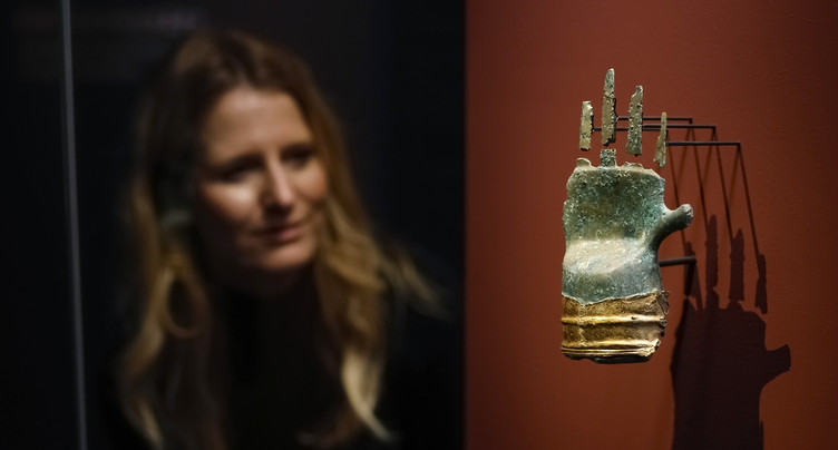 On l'a lu dans la presse : la Main de Prêles mise en valeur au Musée d'Histoire de Berne