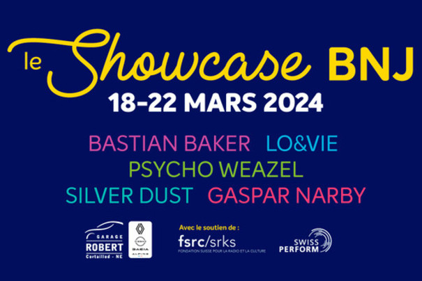 Bastian Baker et Silver Dust au Showcase 2024
