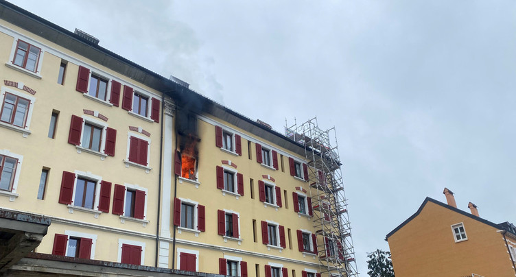 Une personne grièvement blessée dans un incendie à La Chaux-de-Fonds
