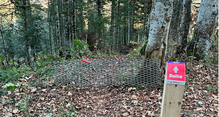 La piste de VTT de la Recorne victime d’actes malveillants