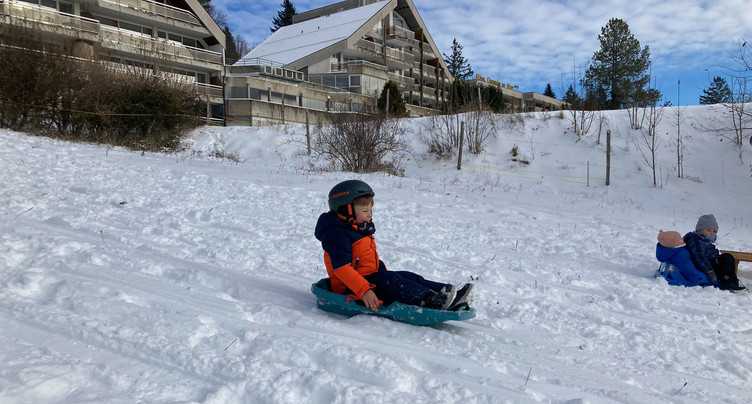 Neige, soleil et sourires à Chaumont 