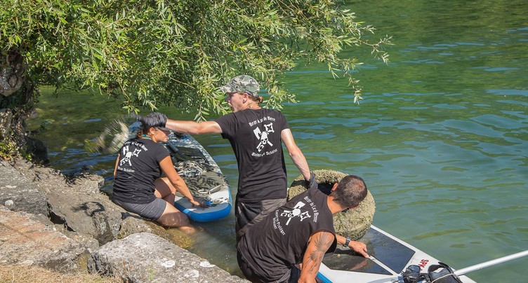 Mission nettoyage du lac et ses rives