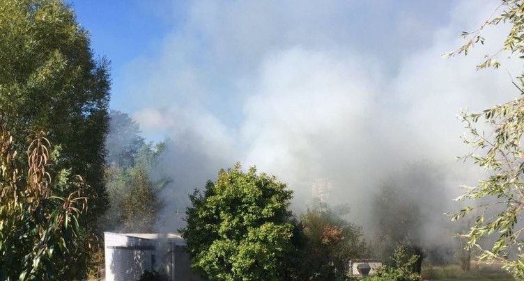 Bâtiment détruit au Palafitte