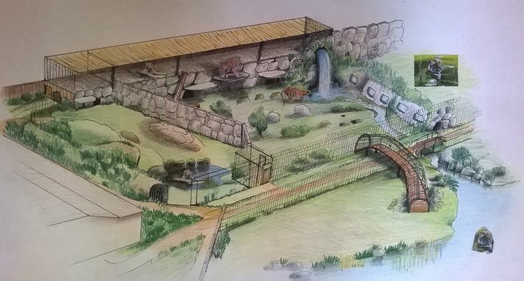 Le SikyPark partiellement ouvert