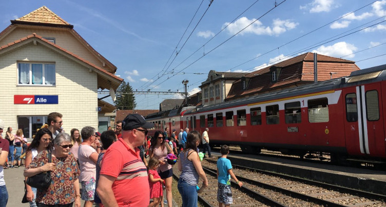 L’Ajoie célèbre son train rouge