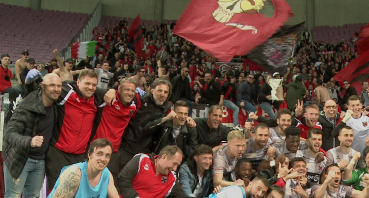 Xamax et ses supporters fêtent la promotion