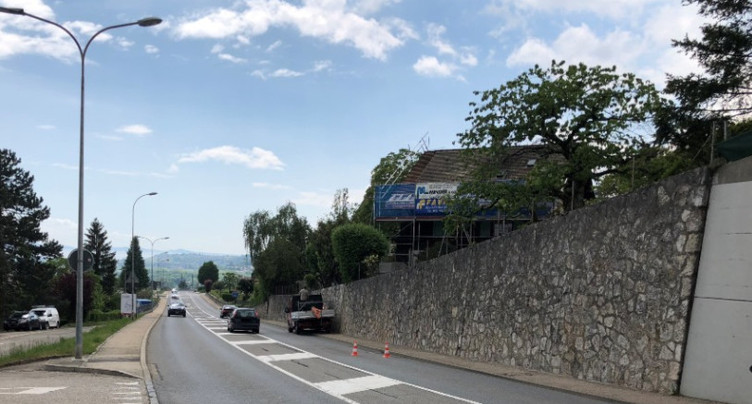 Travaux entre le giratoire de La Brena et Peseux