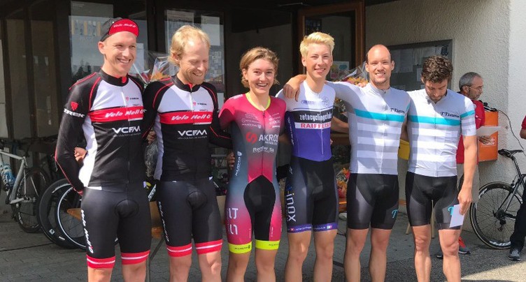 Valère Thiébaud et Aurèle Paroz champions du chrono