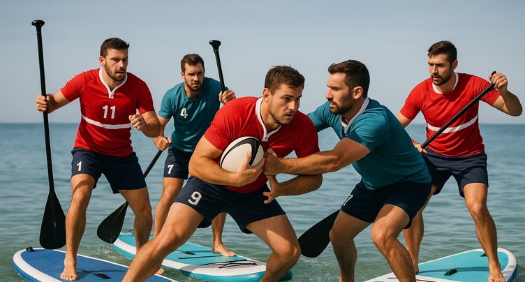 Le mix sportif : le paddle-rugby