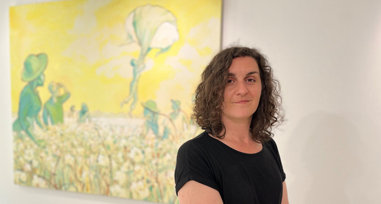 Léandre Ackermann s’intéresse au textile à Delémont’BD 