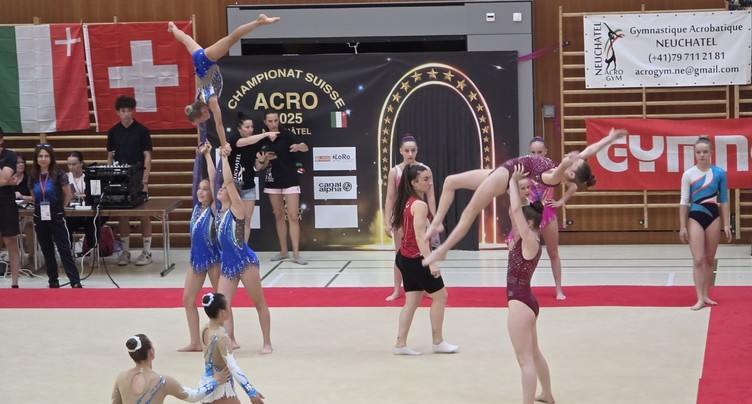 Un Championnat suisse pour les dix ans du CS Acrogym Neuchâtel