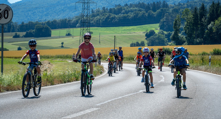 Le slowUp Jura a connu un beau succès, malgré la canicule