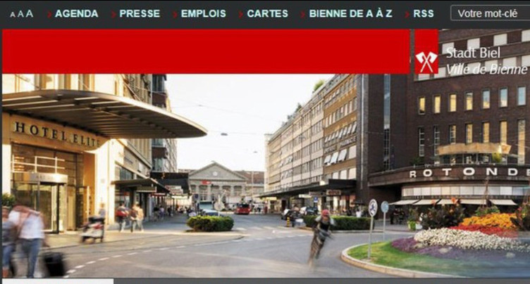 Le nouveau site internet accepté à Bienne