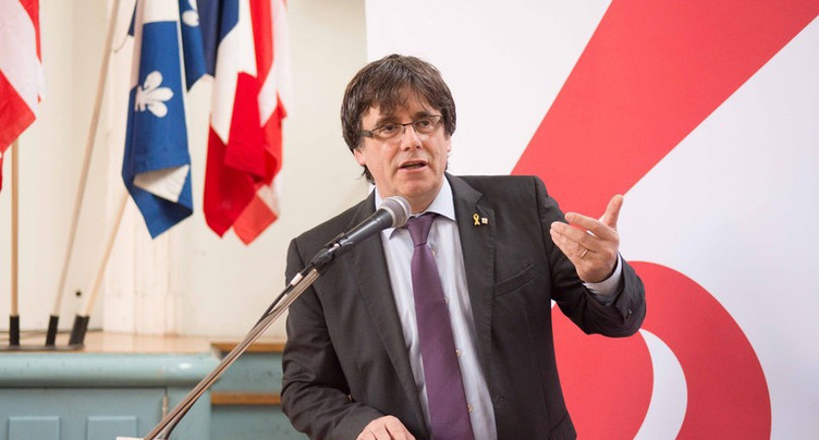 Le passage de Carles Puigdemont à Delémont n’est pas un problème pour Simonetta Sommaruga