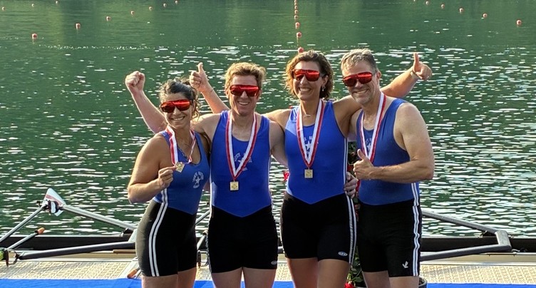Des rameurs neuchâtelois vice-champions de Suisse