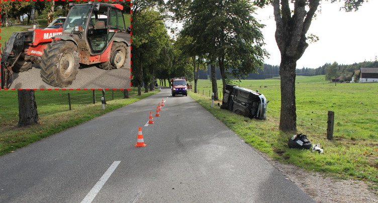 Un conducteur blessé à Lajoux