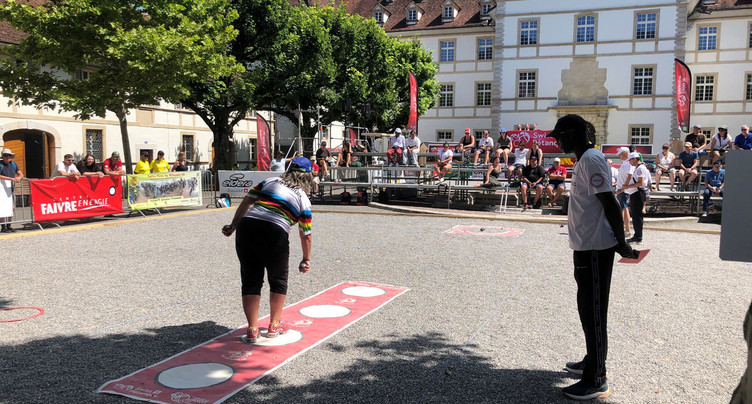 Les as de la pétanque suisse s’affrontent à Delémont