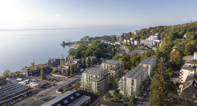 Un complexe immobilier ancré dans la nature à Monruz