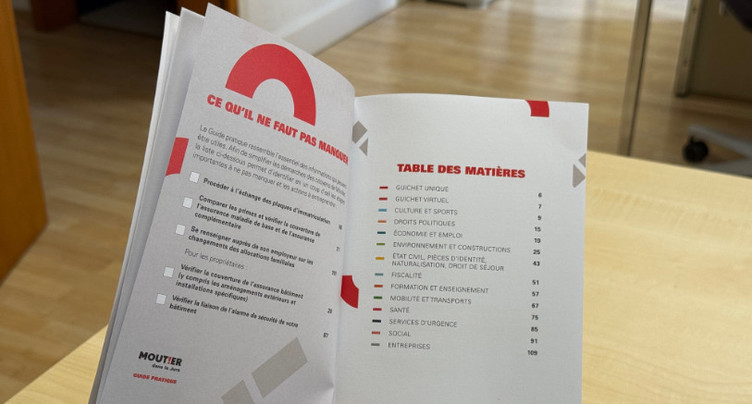 Un guide pour accompagner les Prévôtois dans le Jura