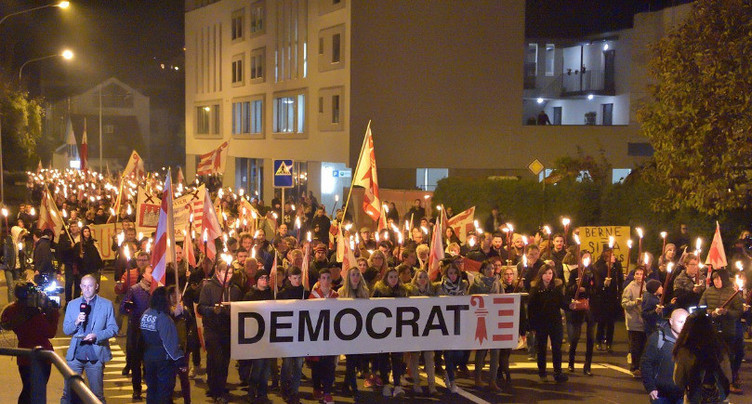 La ville de Moutier n’a pas pris part à la manifestation du 9 novembre en Prévôté