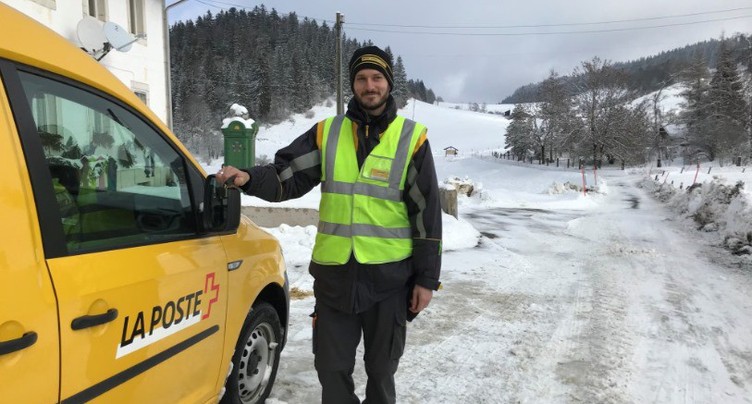 Facteur en région de montagne
