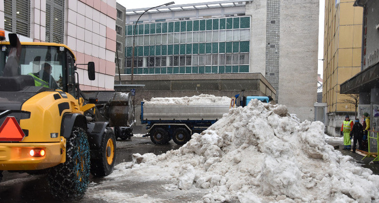 Une garantie financière pour les privés qui déneigent La Chaux-de-Fonds