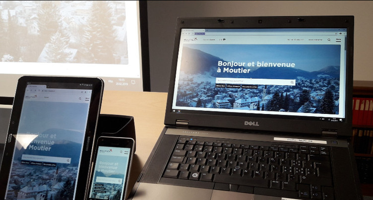 Un nouveau site internet pour Moutier