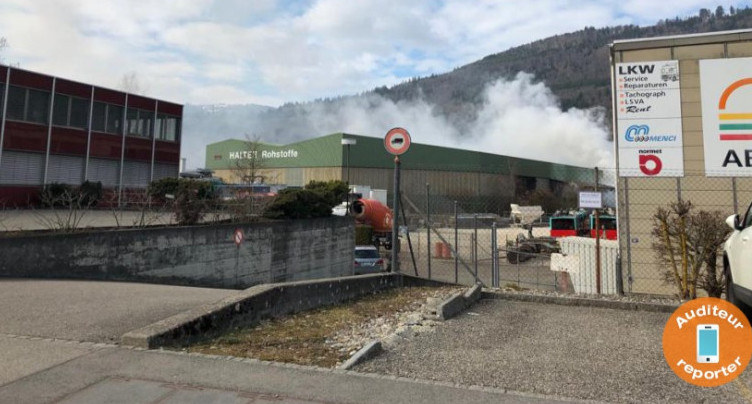 Bienne : les pompiers engagés aux Champs-de-Boujean
