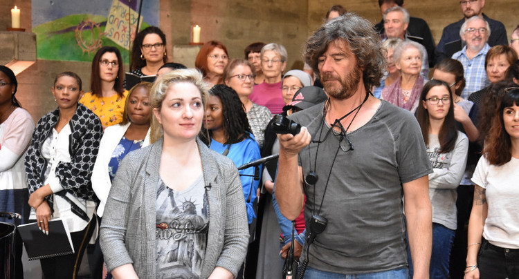 Derniers préparatifs à l’église du Christ-Roi pour l’Eurovision